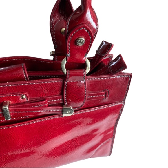 🔺Liz Claiborne Red Leather Shoulder Bag🔺 - Picture 8 of 16